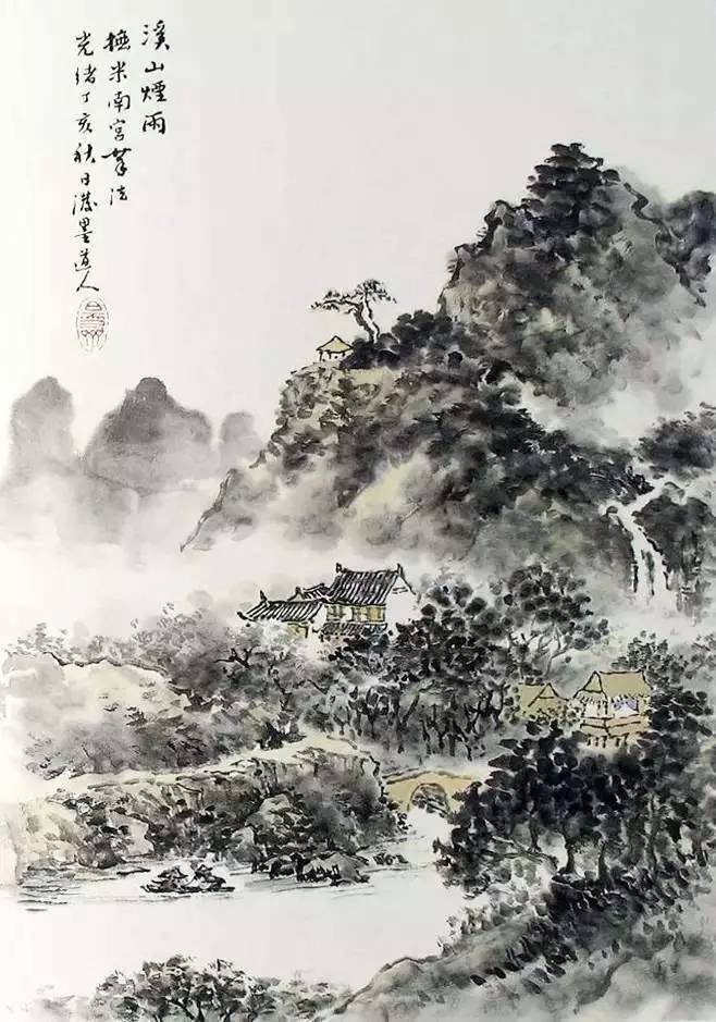《芥子園畫譜》山水集合，精選賞析！
