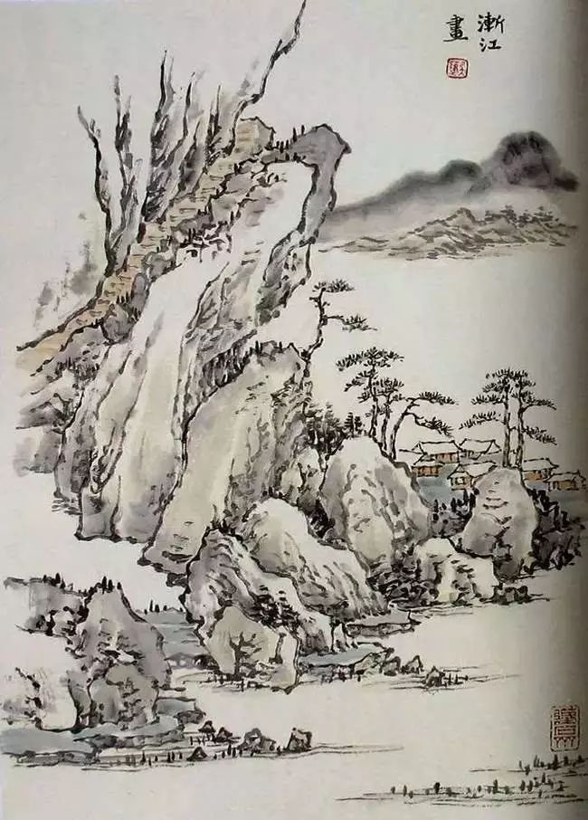 《芥子園畫譜》山水集合，精選賞析！