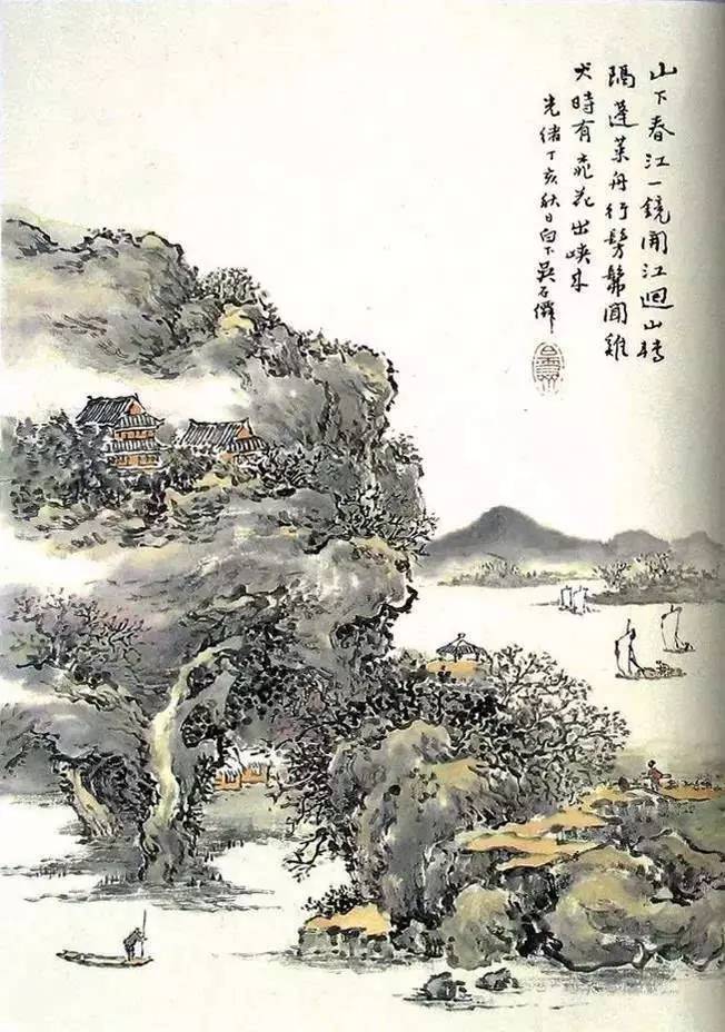 《芥子園畫譜》山水集合，精選賞析！