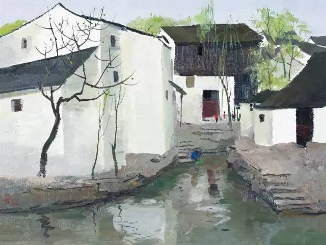 吳冠中的水墨國畫集合，中國藝術(shù)最顯眼的景觀