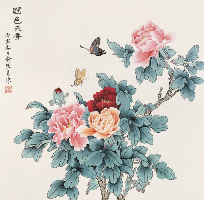 寫實意境國畫，精美傳統中國畫