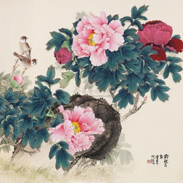 寫實意境國畫，精美傳統中國畫