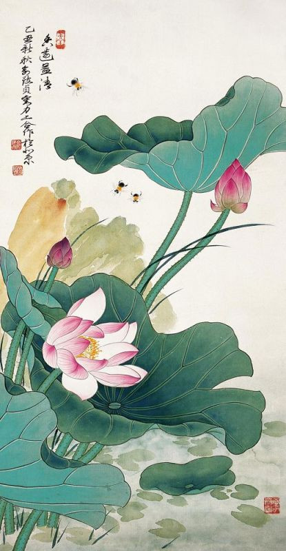寫實意境國畫，精美傳統中國畫