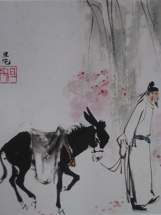 十二詩人畫像冊，劉旦宅是最清秀俊逸的畫家