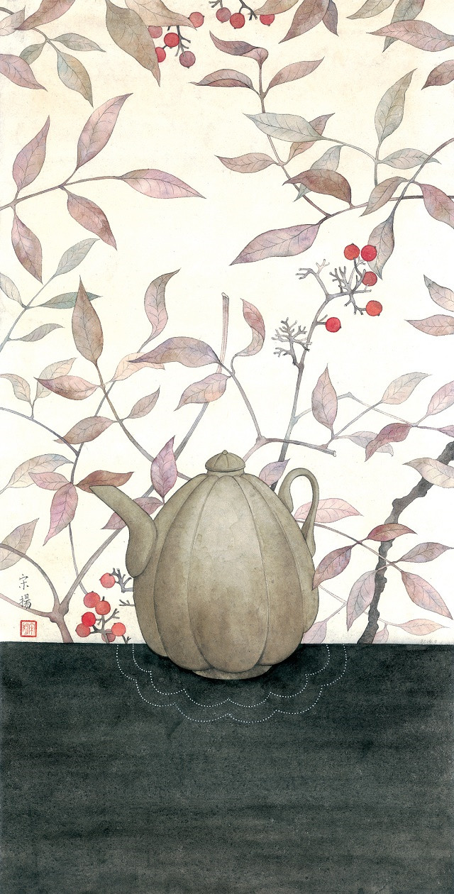 古典清雅宋揚(yáng)國畫植物家具工筆畫（二）