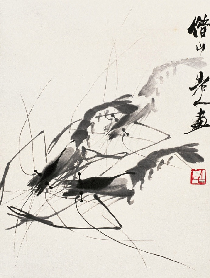 齊白石先生畫(huà)蝦的作品欣賞
