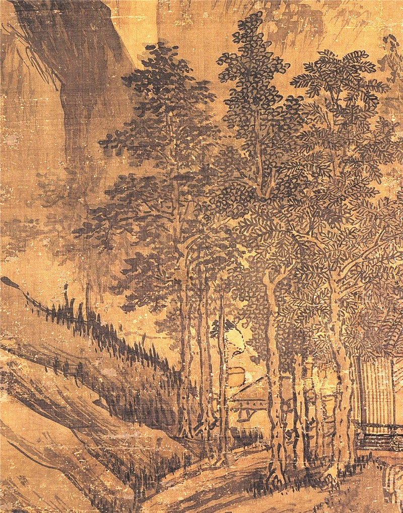 明朝戴進國畫《畫山水》欣賞