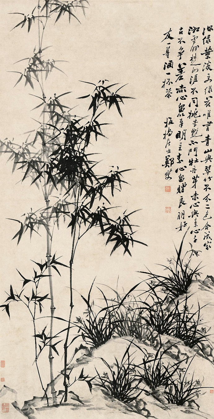 揚州八怪之鄭板橋的墨竹