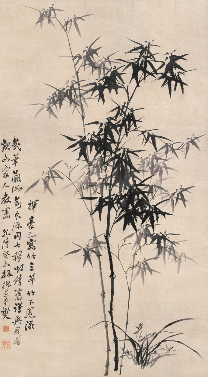 揚州八怪之鄭板橋的墨竹
