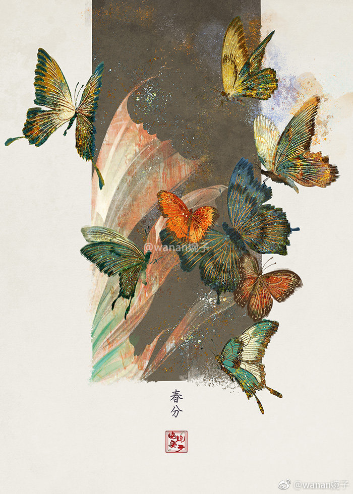 唯美意境24節氣古風圖片，適合做壁紙的古風圖片
