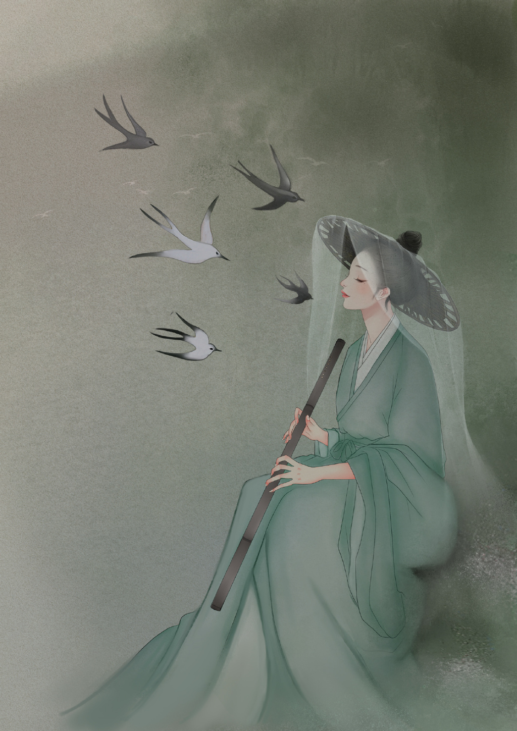 氣質韻味的古風女子，一組唯美高清古風圖片