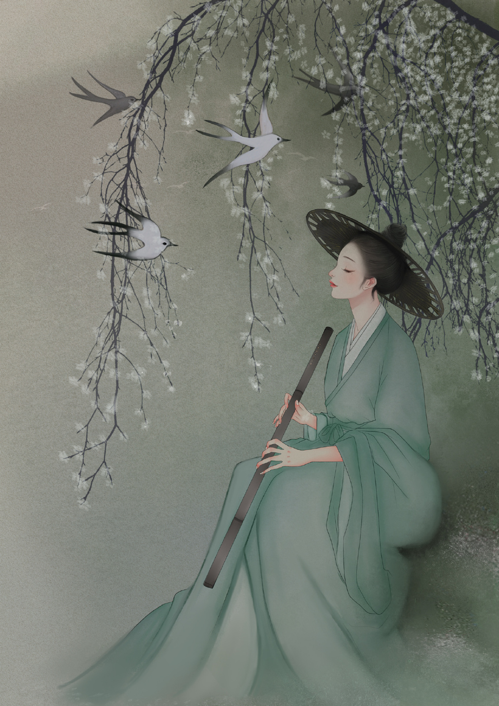 氣質韻味的古風女子，一組唯美高清古風圖片