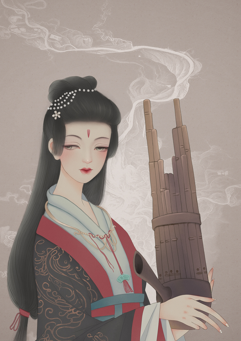 氣質韻味的古風女子，一組唯美高清古風圖片