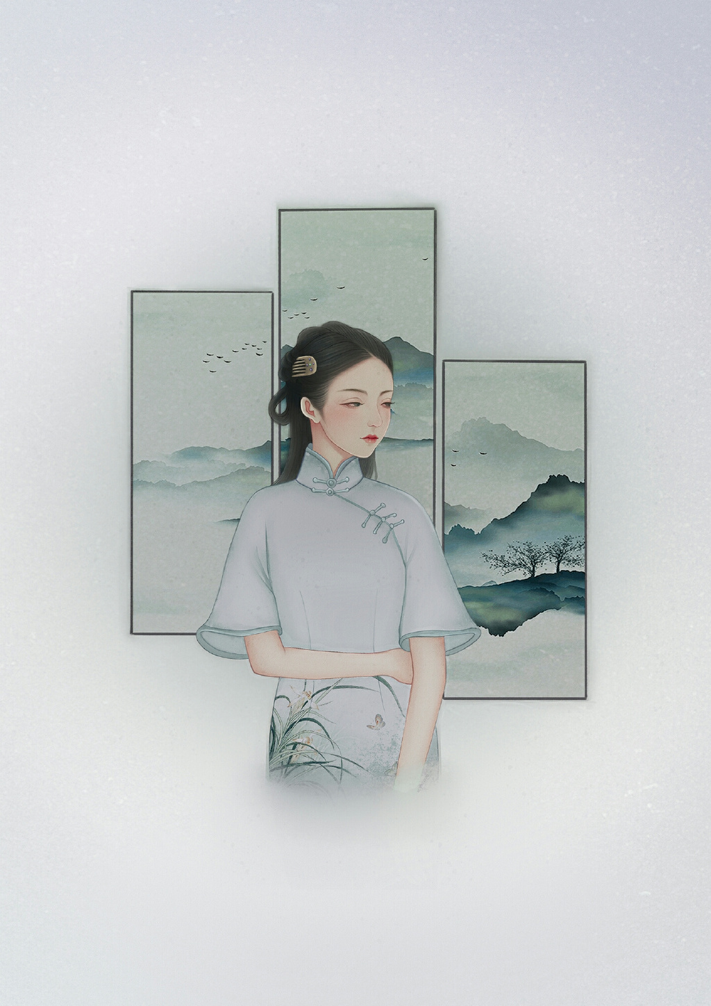 氣質韻味的古風女子，一組唯美高清古風圖片