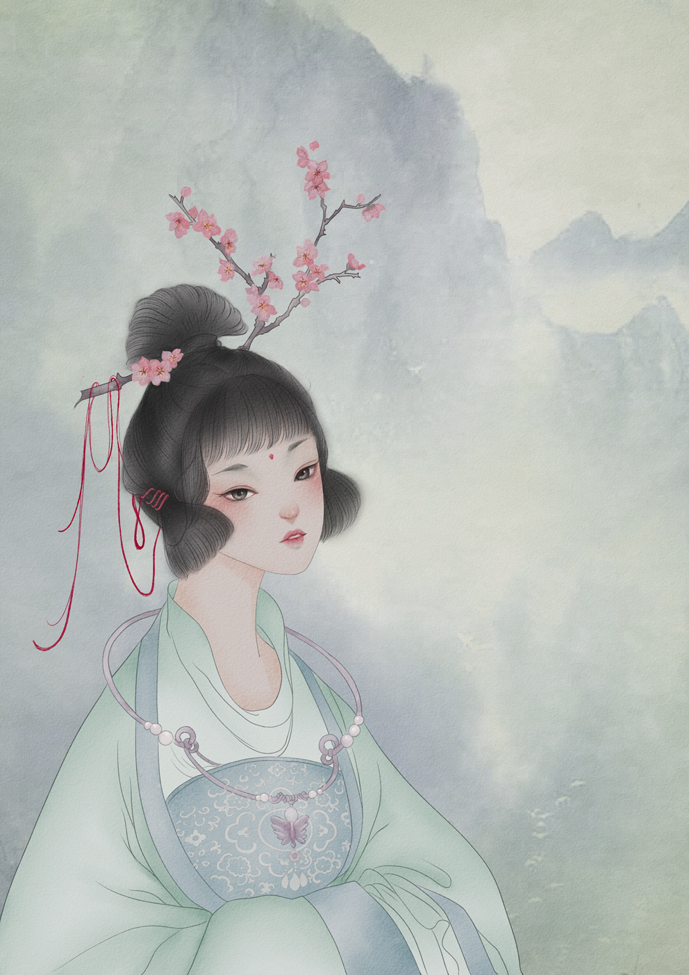 氣質韻味的古風女子，一組唯美高清古風圖片