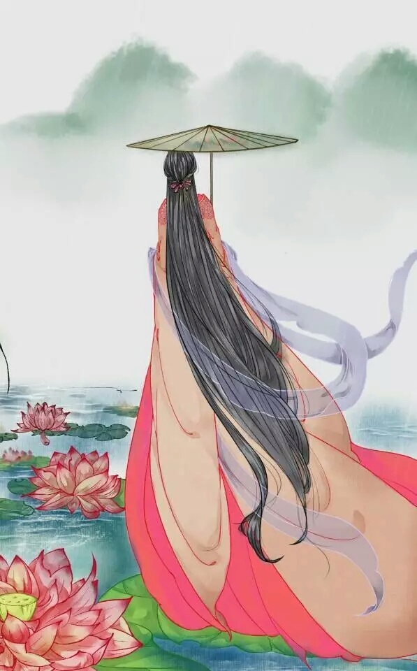 古風女子背影圖集，一襲優雅背影美呆眾人