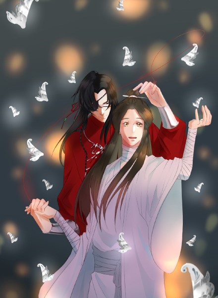 《天官賜福》古風圖集(23張），花城好帥呀！