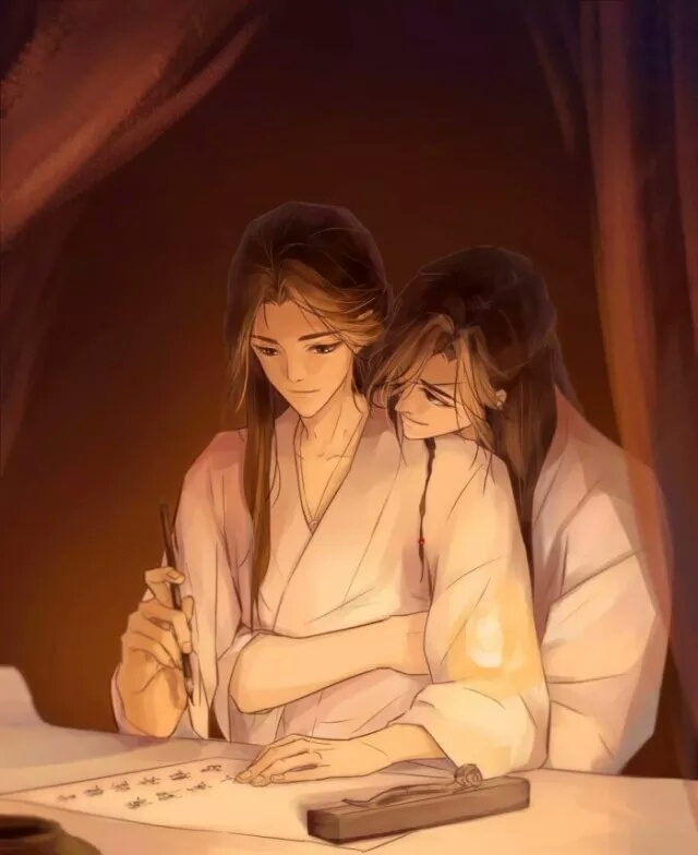《天官賜福》古風圖集(23張），花城好帥呀！