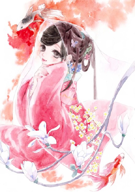 可愛古風女子圖集，超萌的古風圖片