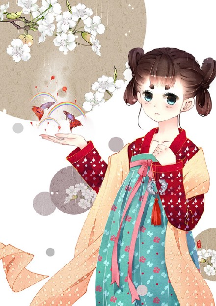 可愛古風女子圖集，超萌的古風圖片