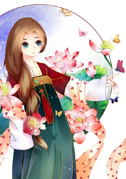 可愛古風女子圖集，超萌的古風圖片
