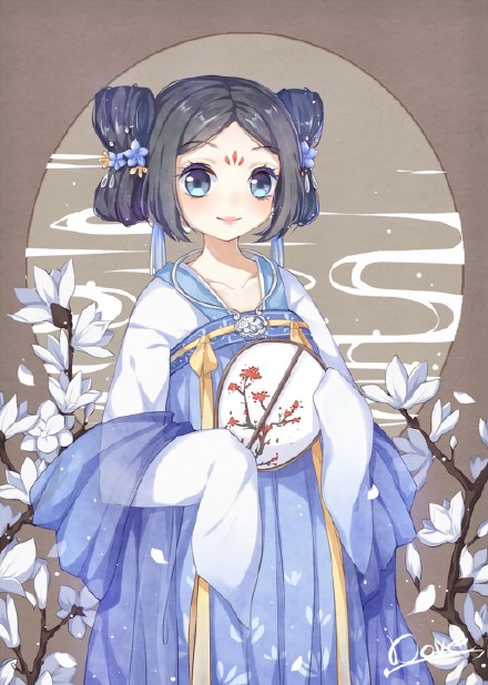 可愛古風女子圖集，超萌的古風圖片