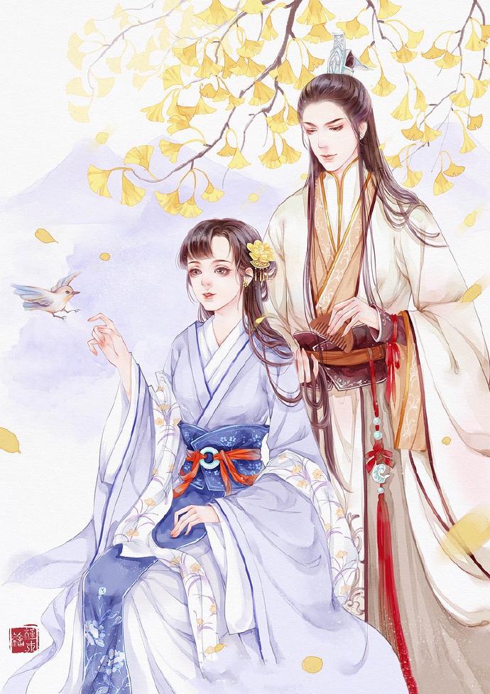 超甜的古風情侶圖集，清新唯美古風圖片（19張）