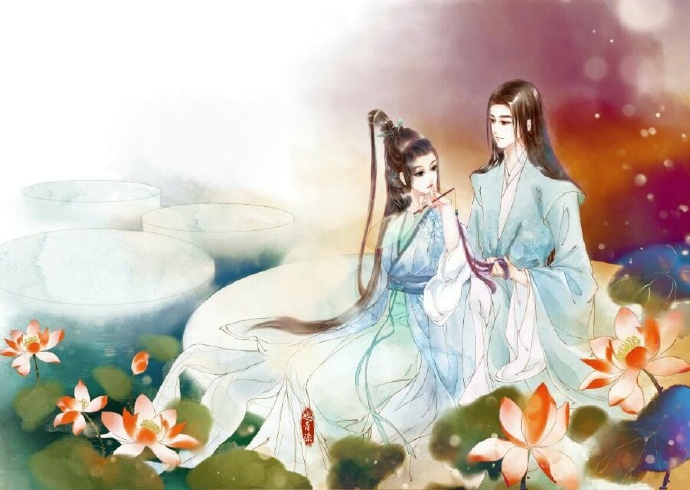 高清古風情侶圖集(52張)，超恩愛甜蜜的古風圖片
