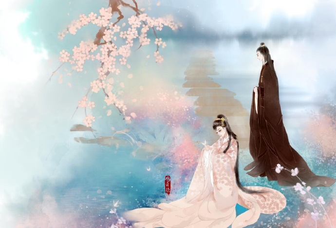 高清古風情侶圖集(52張)，超恩愛甜蜜的古風圖片