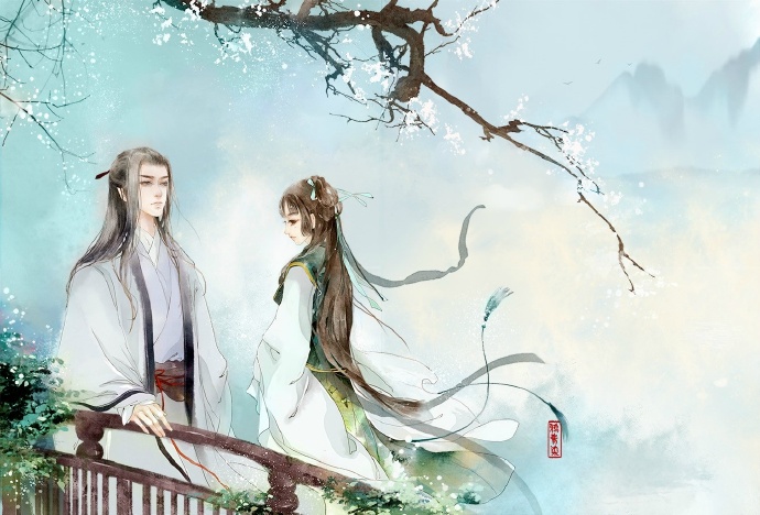 高清古風情侶圖集(52張)，超恩愛甜蜜的古風圖片