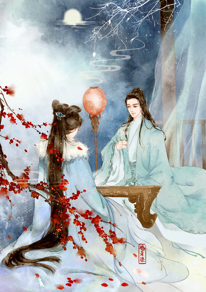 高清古風情侶圖集(52張)，超恩愛甜蜜的古風圖片