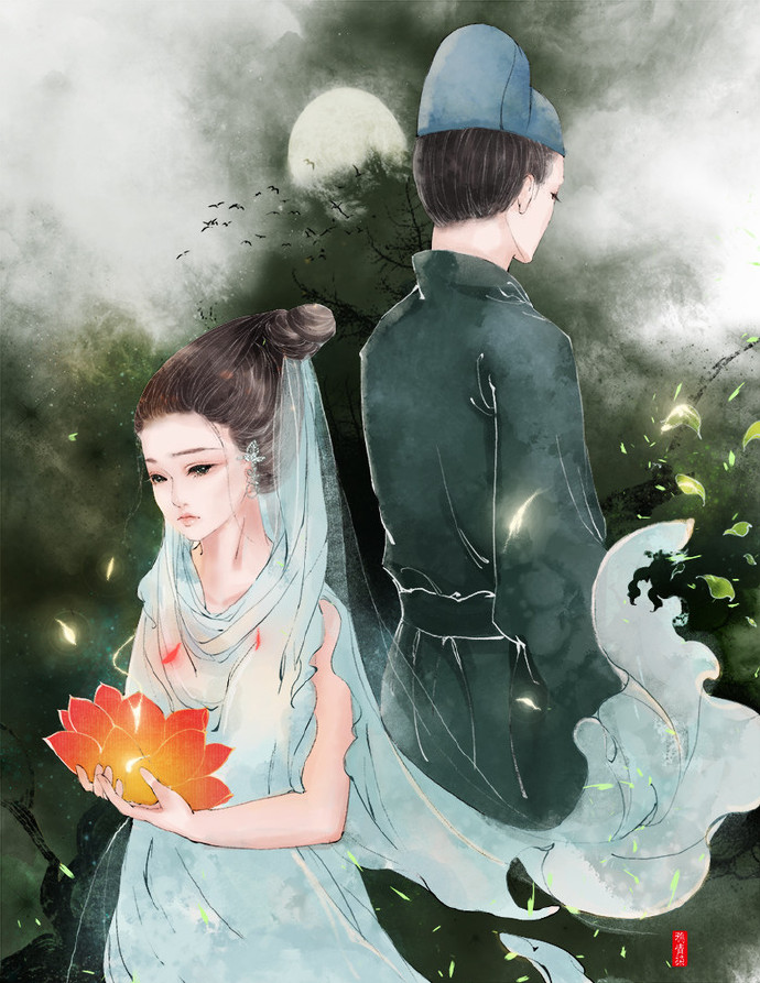 高清古風情侶圖集(52張)，超恩愛甜蜜的古風圖片