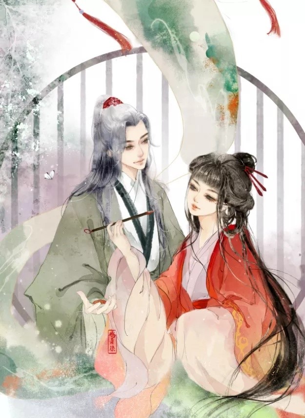高清古風情侶圖集(52張)，超恩愛甜蜜的古風圖片