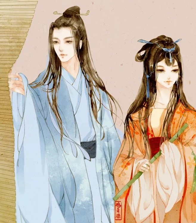 高清古風情侶圖集(52張)，超恩愛甜蜜的古風圖片