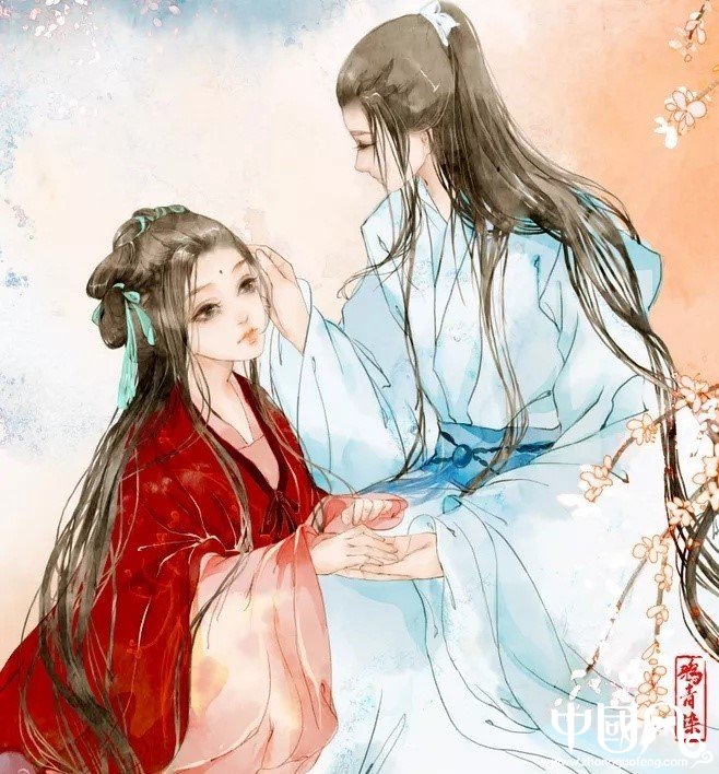 高清古風情侶圖集(52張)，超恩愛甜蜜的古風圖片