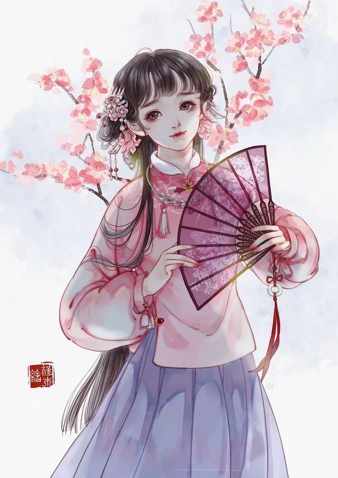 超美古風女子圖集(38張)，高清古風圖片欣賞