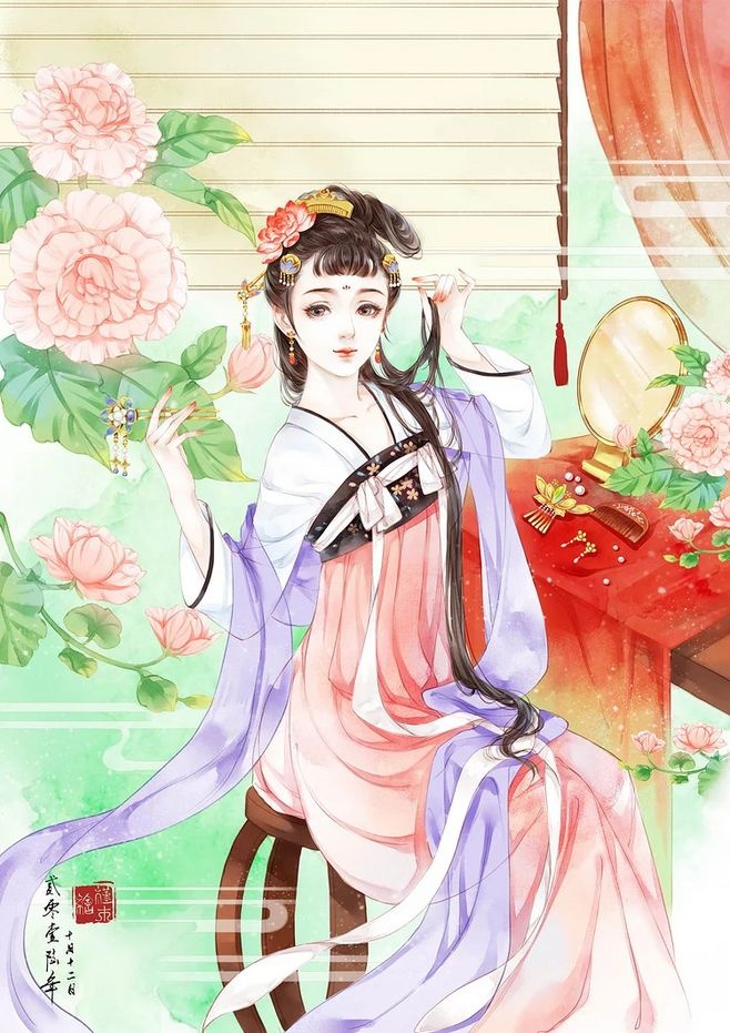 超美古風女子圖集(38張)，高清古風圖片欣賞
