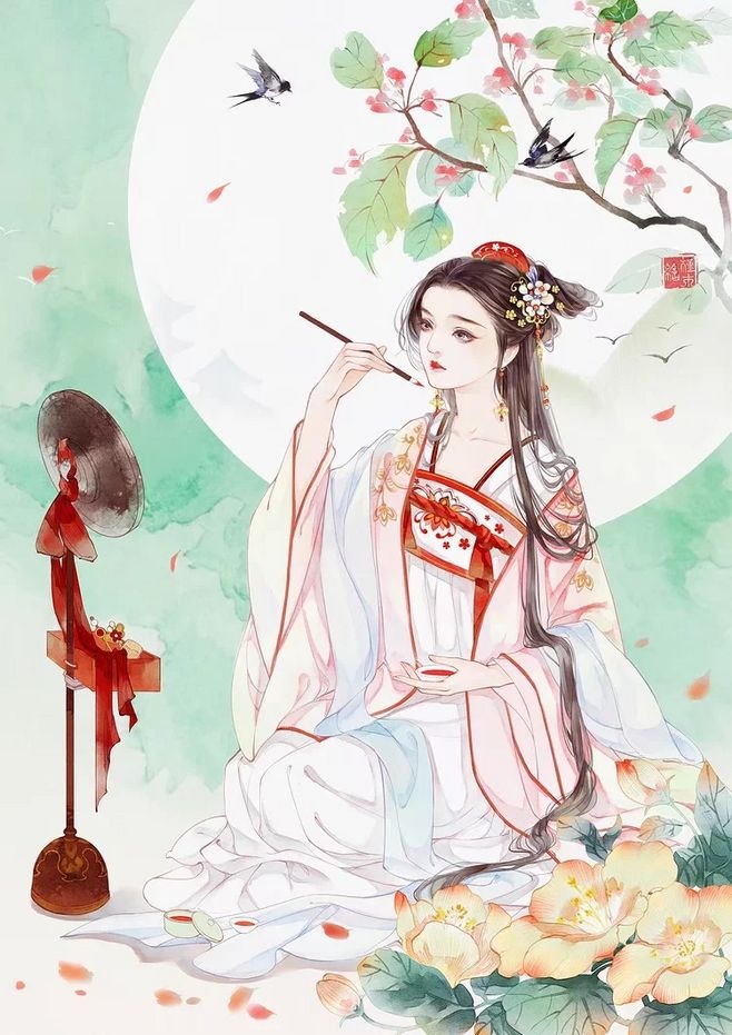 超美古風女子圖集(38張)，高清古風圖片欣賞