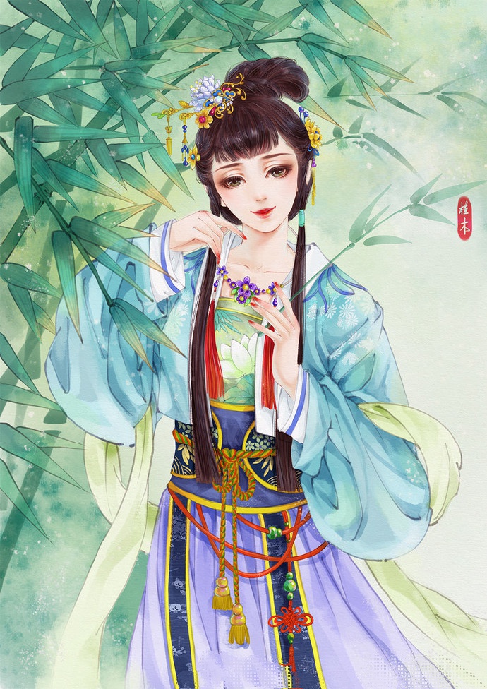 超美古風女子圖集(38張)，高清古風圖片欣賞