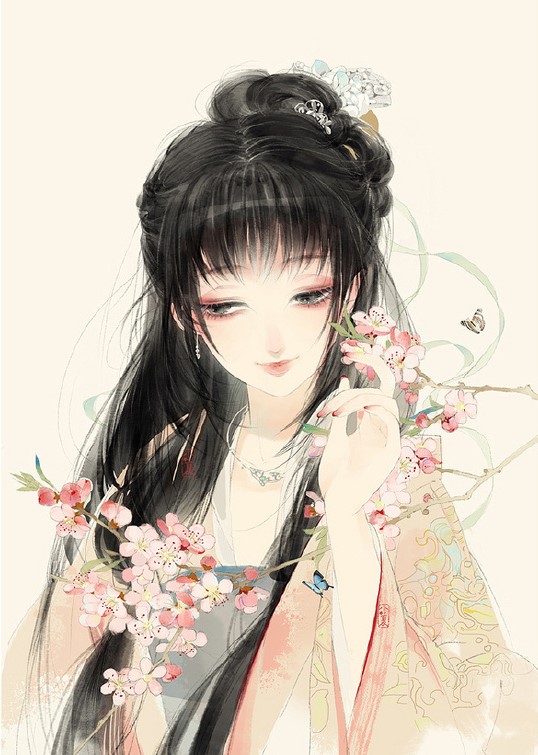 超可愛古風女子圖集，唯美萌妹子古風圖片