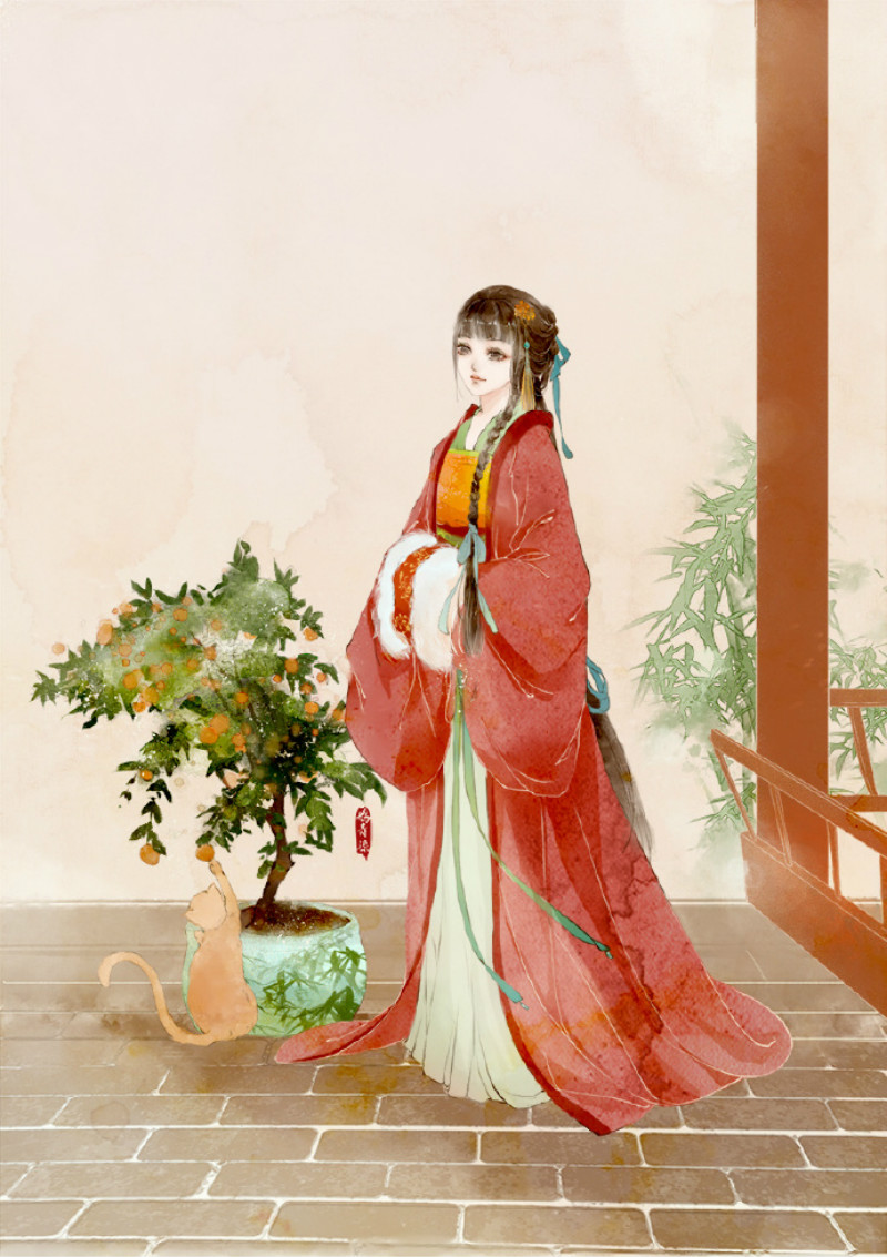 迷人的古風圖片女子，超美古風女子圖集(47張)