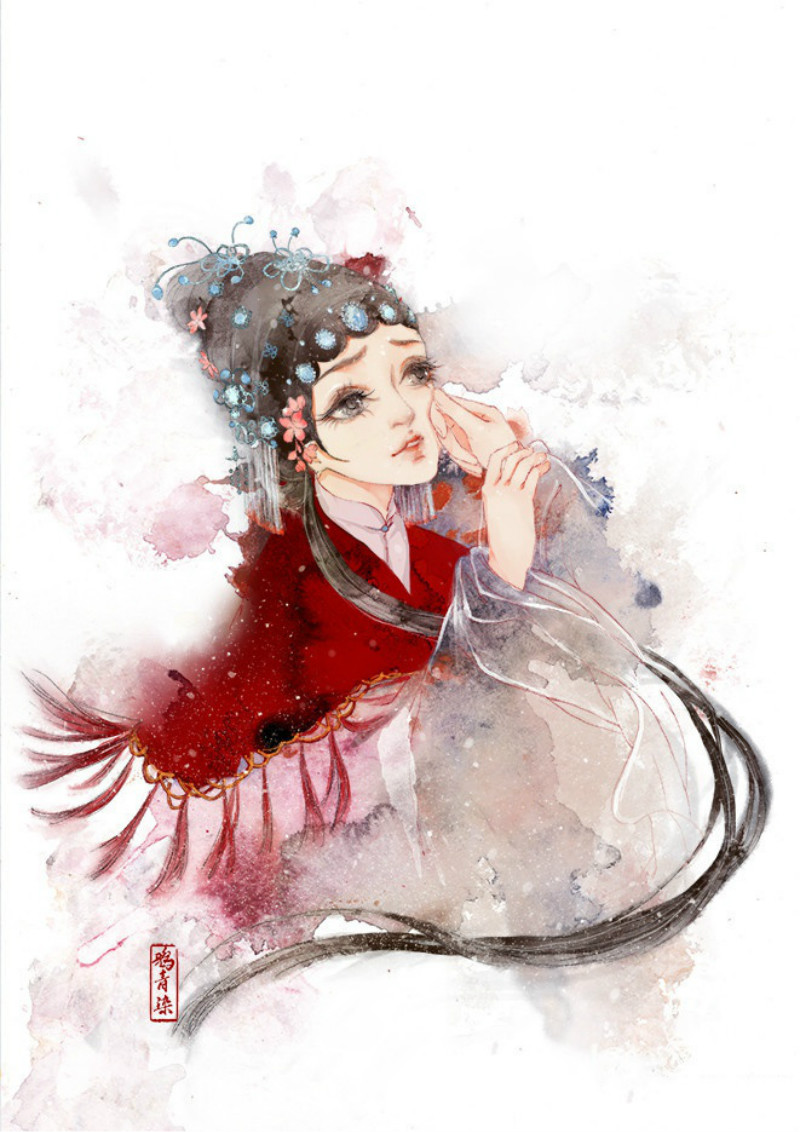 迷人的古風圖片女子，超美古風女子圖集(47張)