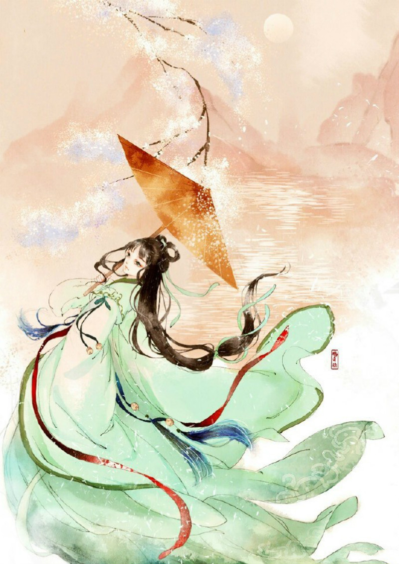 迷人的古風圖片女子，超美古風女子圖集(47張)