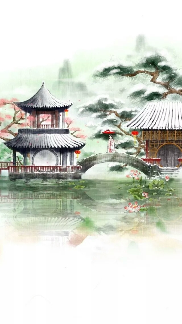 清新水墨風情的古風圖集，超有意境的古風圖片