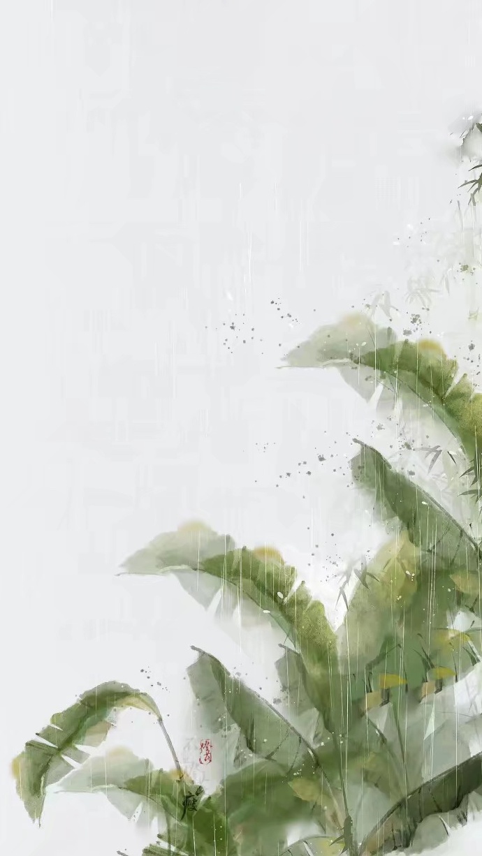 雨天小清新壁紙圖集，好有意境的唯美古風圖片