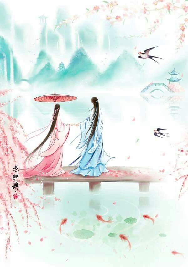 超唯美水墨古風圖片，適合夏天的古風壁紙圖集