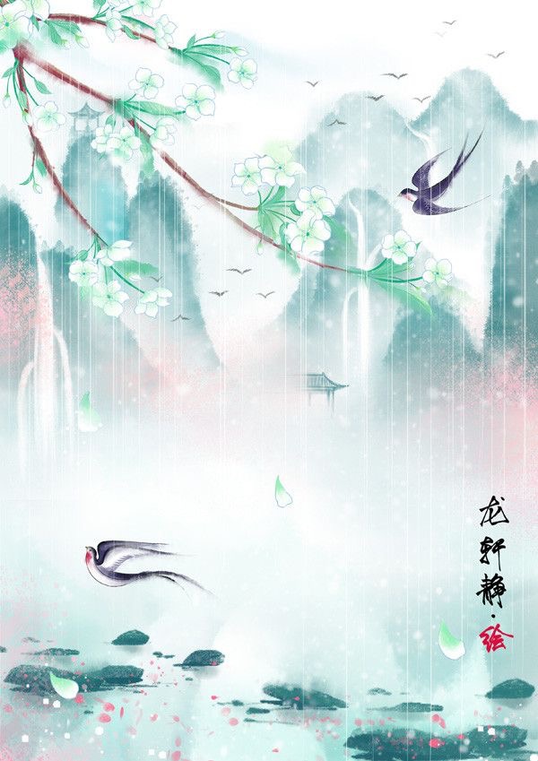 超唯美水墨古風圖片，適合夏天的古風壁紙圖集