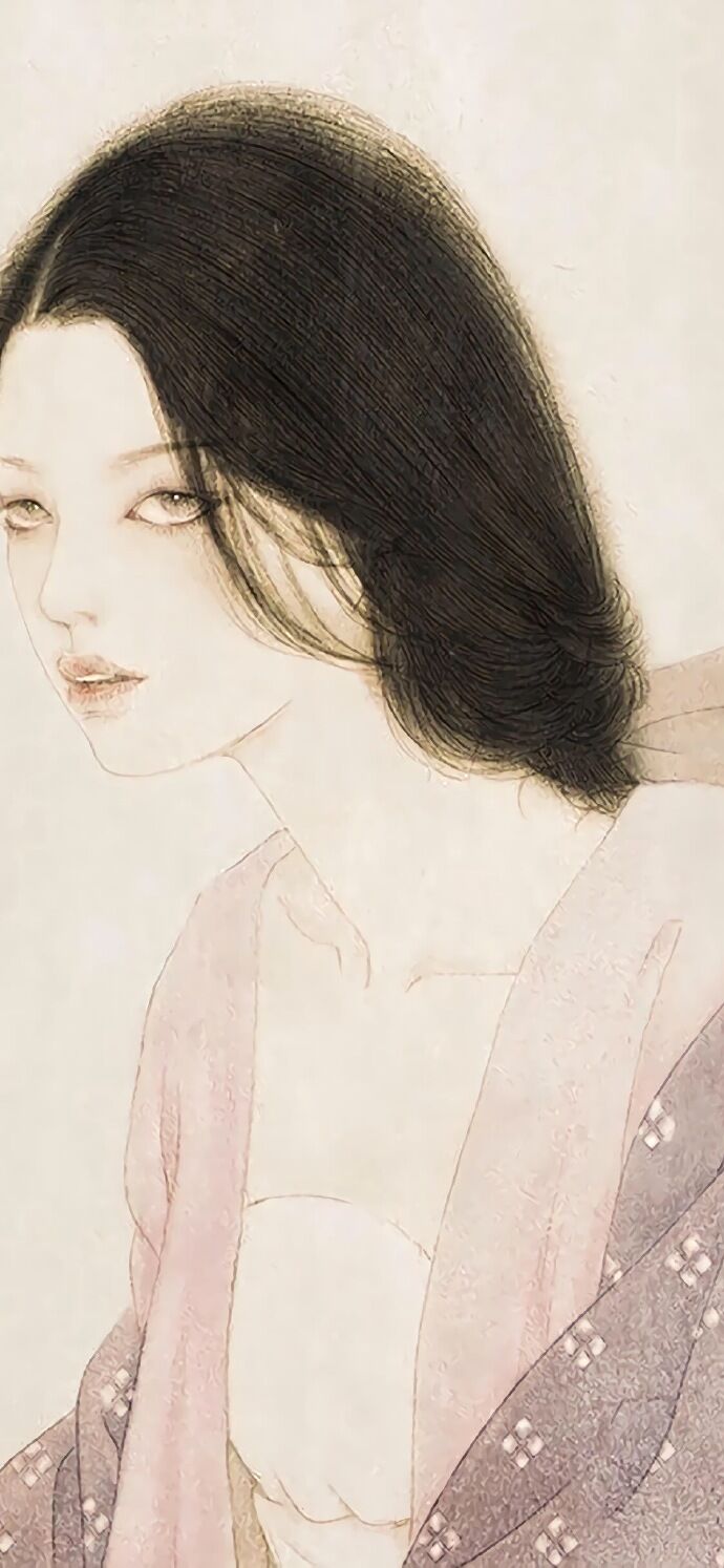 仕女古風(fēng)手機(jī)壁紙插畫(huà)，別樣的古風(fēng)女子風(fēng)情