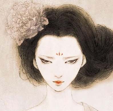 仕女古風手機壁紙插畫，別樣的古風女子風情