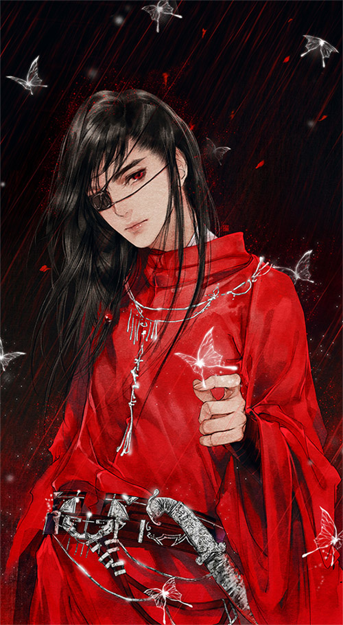 10張古風美男子圖集，如此驚艷的紅衣之美